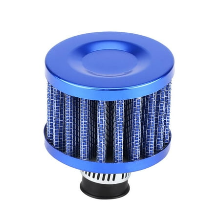 Color : Red Car Air Filter Delaman Universal 13mm Car Cold Air Intake Filter Kit Crankcase Vent Cover Breather